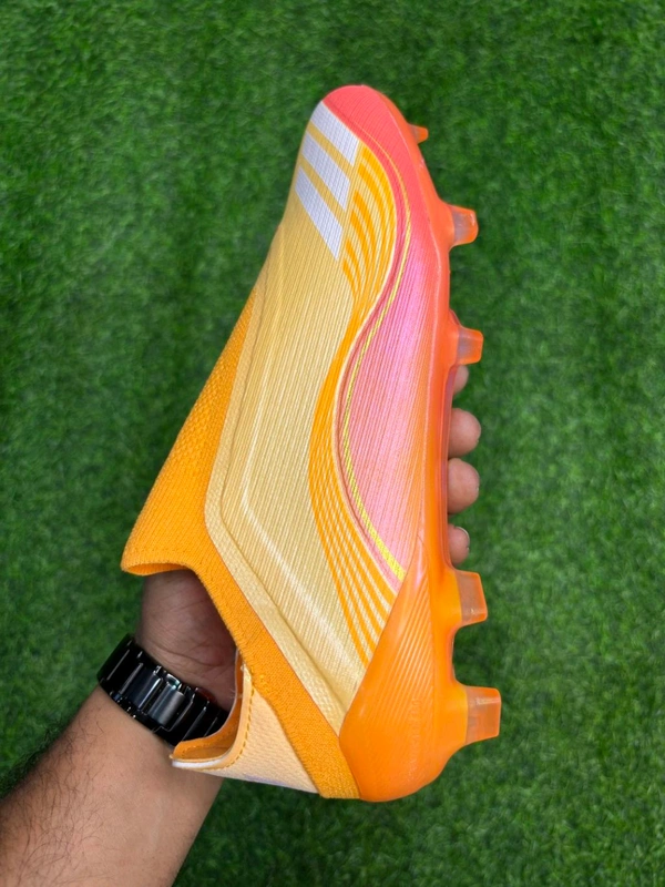 F50 Elite Messi Edition Orange Colour FG Without Lace