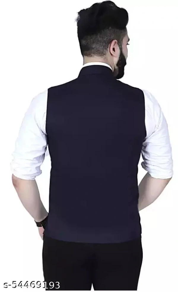 Director Ethnic Modi Jacket - Maroon, XL