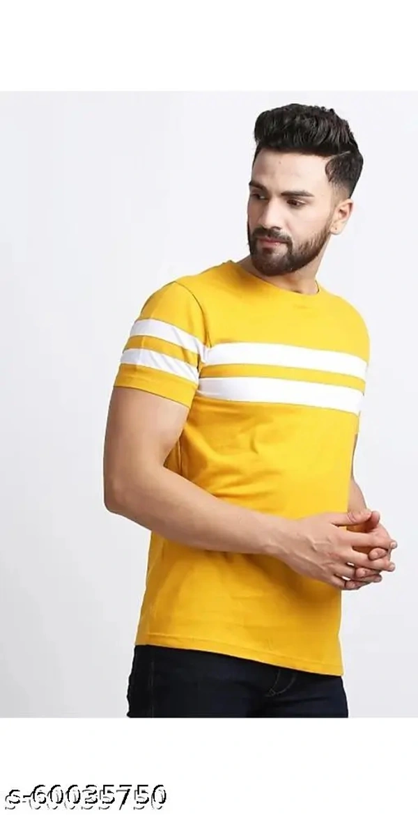 T-shirt For Men  - Yellow, M