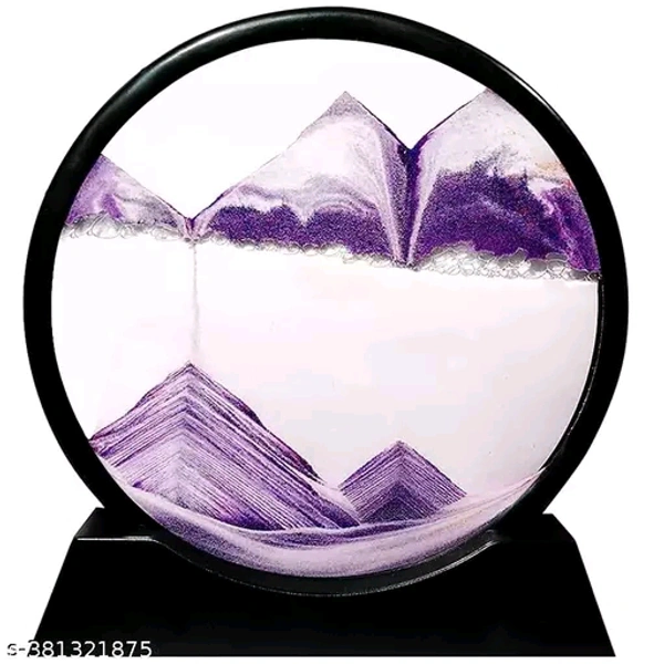 3D Dynamic Sand Art Home Decor - Purple