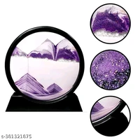 3D Dynamic Sand Art Home Decor - Purple