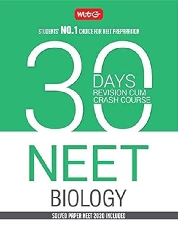 30 Days Crash Course for NEET - Biology Paperback – 18 February 2021   9789390801145