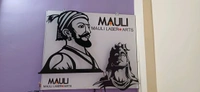 Shivaji Maharaj Metal Wall Art (INV0011) - Black