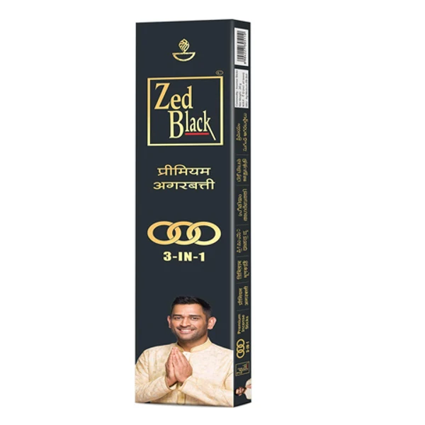 Dhup Zed Black 3in1(Agarbatti) - Small