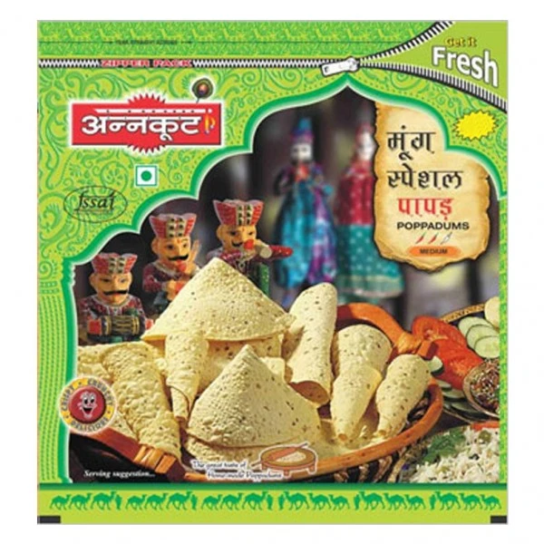 Papad Annkut Moong Special (Medium Spicy) - 400g