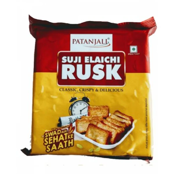 Patanjali Rusk Suji Elaichi - 72.7g