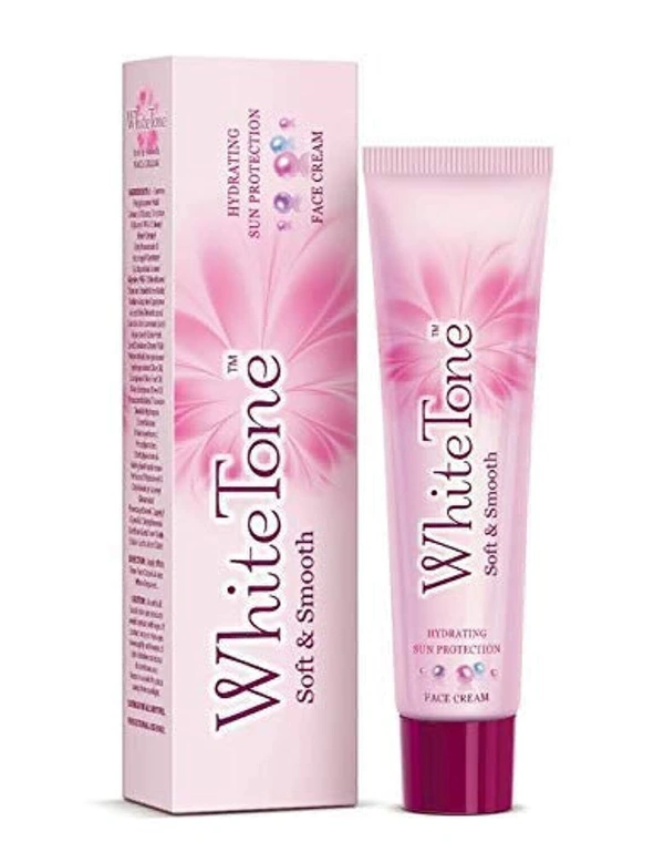 White Tone Soft & Smooth Hydrating Sun Protection Face Cream - 15 GM