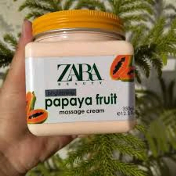 Zara Beauty Brightening Papaya Fruit Massage Cream  - 350 Ml