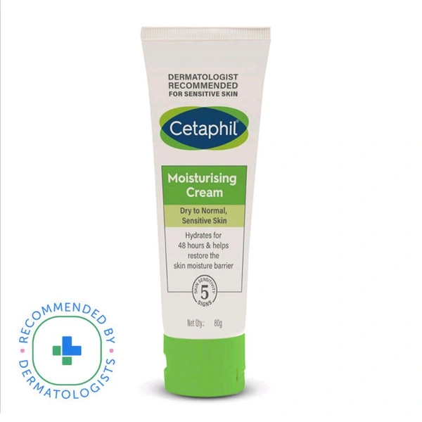 Cetaphil Moisturising Cream dry To Normal Sensitive skin  - 80 GM