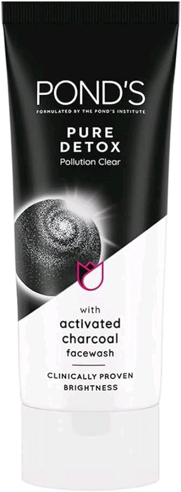 Ponds Pour Detox/Charcol Activated Charcoal Face Wash  - 100 GM