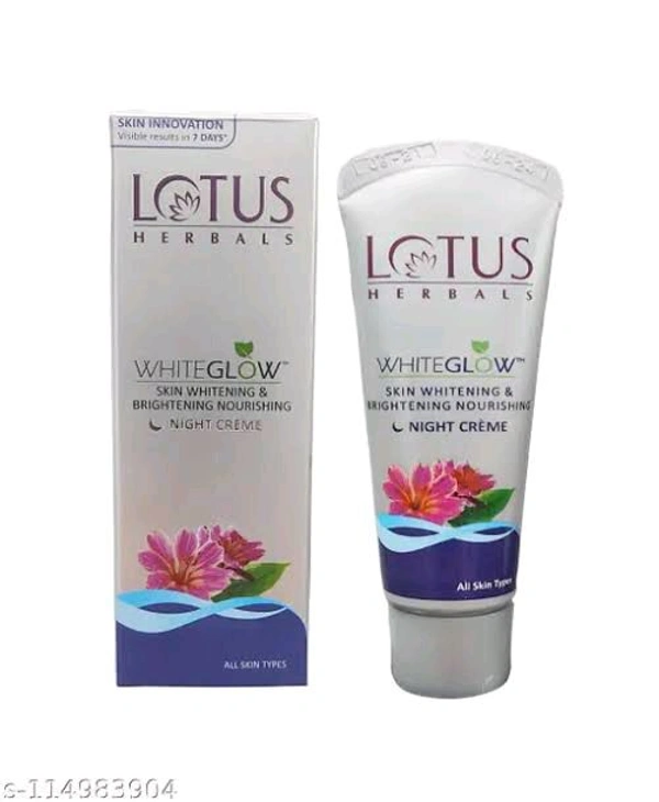 Lotus Herbals Whiteglow  Skin Whitening & Brightening Nourishing Night Creme - 15 GM