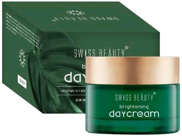 Swiss Beauty Brightening Daycream Vitamin C Intense Hydration I Skin Whitening  - 50 GM