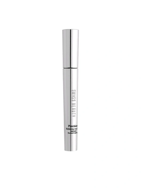 Swiss Beauty Precision Mascara Thickening Long Lash Mascara Permanent Lengthening Black  - 8.5 GM