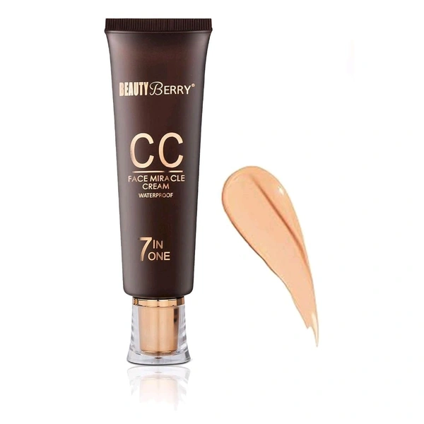 CC  Cream  Beauty Berry CC Face Miracle Cream Waterproof 7in One No.C10  - 45 Ml, 01