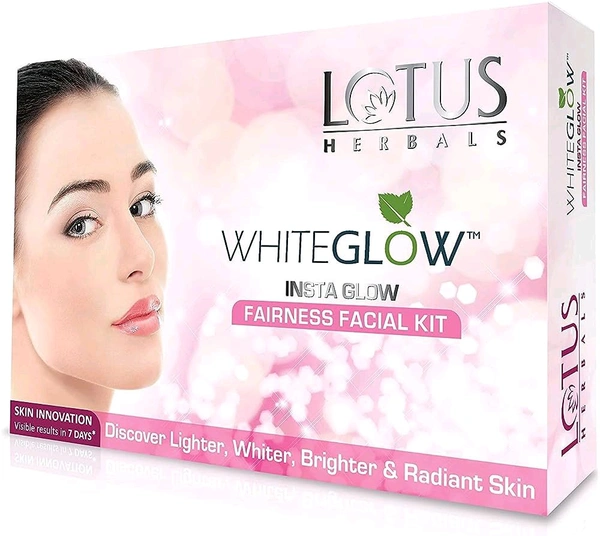 Lotus Herbals Whiteglow Insta Glow Fairness Facial Kit  - 40 Gm