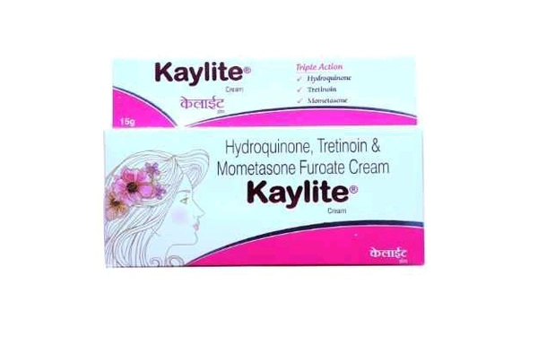 Kaylite Hydroquinone, Tretinoin & Mometasone Furote Cream Kaylite Cream  - 15 GM