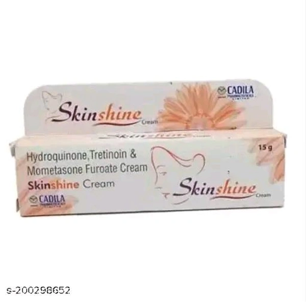 Cadila SkinShine Hydroquinone, Tretinoin & Mometasone Furote Cream (2.0% w/w + 0.025% w/w + 0.1% w/w) Skin Shine Cream   - 15 GM