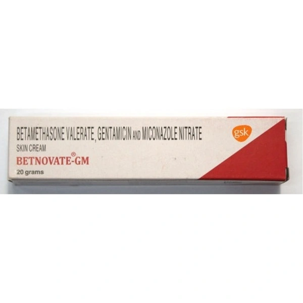 Betnovate- GM  Betamethasone Valerate, Gentamicin And Miconazole Nitrate Skin Cream Betnovate- GM  - 20 GM