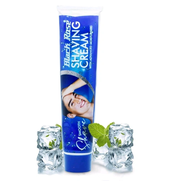 Black Rose Shaving Cream With Advanced Moisturisers Smooth Shave  - 30 GM