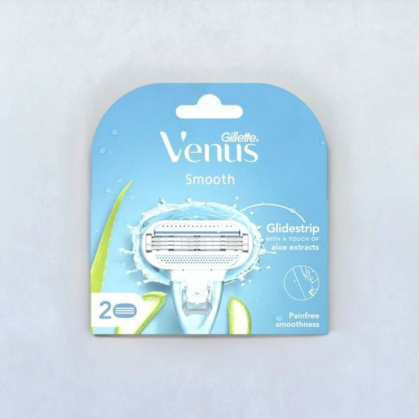 Gillette Venus Smooth Glidestrip With A Touch Of Aloe Vera Pain-free Smoothness  - 2 N
