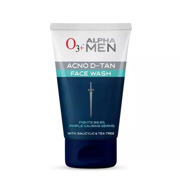 O3+ Alpha Man Acno D- Tan Face Wash  - 50 Ml