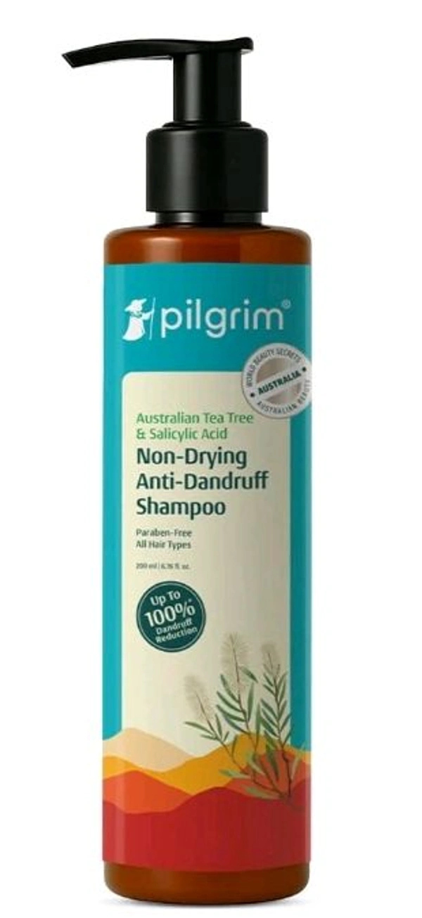 Pilgrim Australian Tea Tree & Salicylic Acid Non-drying Anti - Dandruff Shampoo - 200Ml