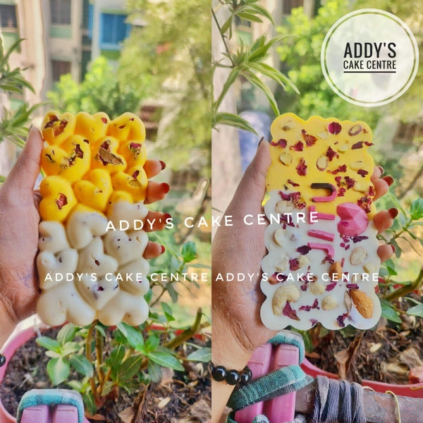 ADDYS' CHOCOLATE CENTRE Duel Flavour Chocolate Half Rabri Half Rashmalai