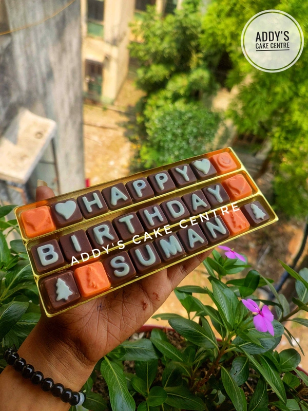 Customised Message Chocolate box,Name chocolate