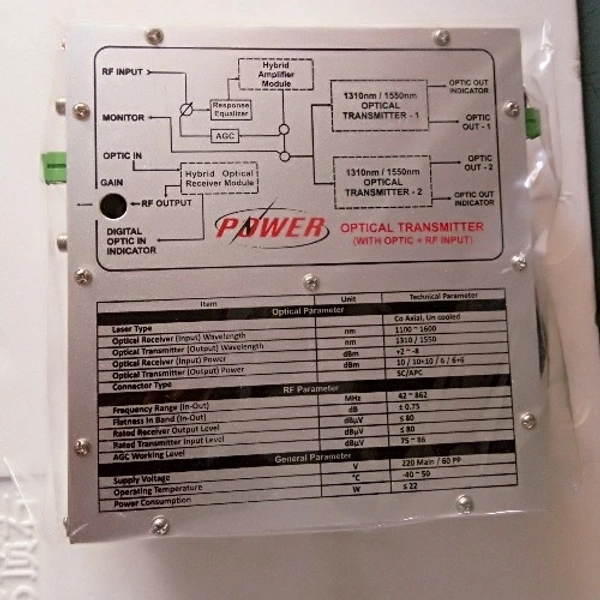Power 10 dBm mini transmitter (AGC)