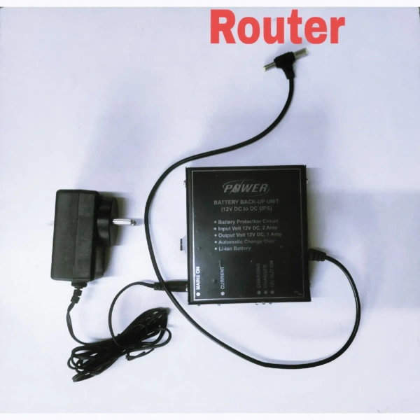 Power Battery Backup Unit For Jio Airtel Bsnl Wifi Router