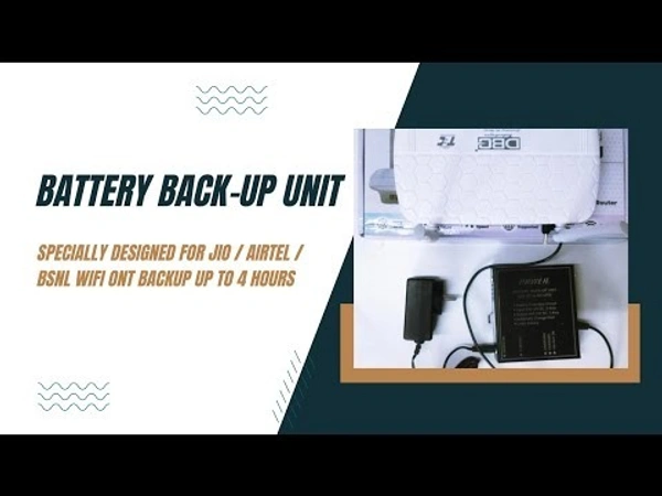 Power Battery Backup Unit For Jio Airtel Bsnl Wifi Router
