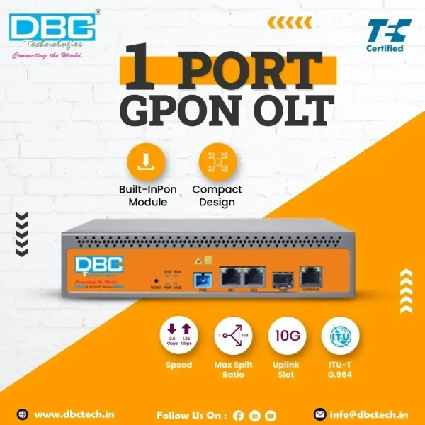 DBC 1 PORT GPON OLT