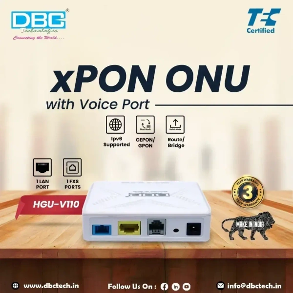 DBC xPON Onu 1GE + Voice