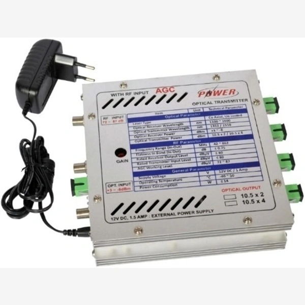 Power 12V DC Professional Transmitter - 10+10 dBm