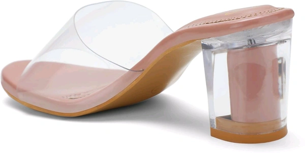 transparent heels for women - Clam Shell, 3