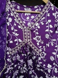Women's Rayon Alia Cut Kurta Pant Dupatta Set - Eminence, XL
