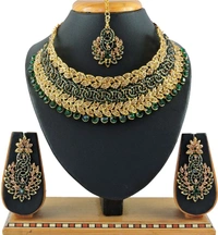 Alloy Gold-plated White Jewel Set (Pack of 1) - GreenLct