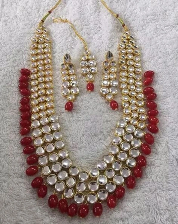 Alloy White, Green Jewel Set (Pack of 1) - Merlot, Free Size