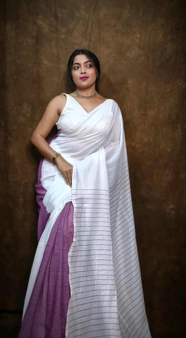 PURE HAND LUM SAREE | OCCASION WEAR FOR WOMEN | BY COLOR DESIGN SAREE |Handloom Cotton Saree | Cotton Print Saree | Saree with Cotton Blouse | Traditional Handloom Saree | Women’s Handloom Saree | - Voodoo, Free Size