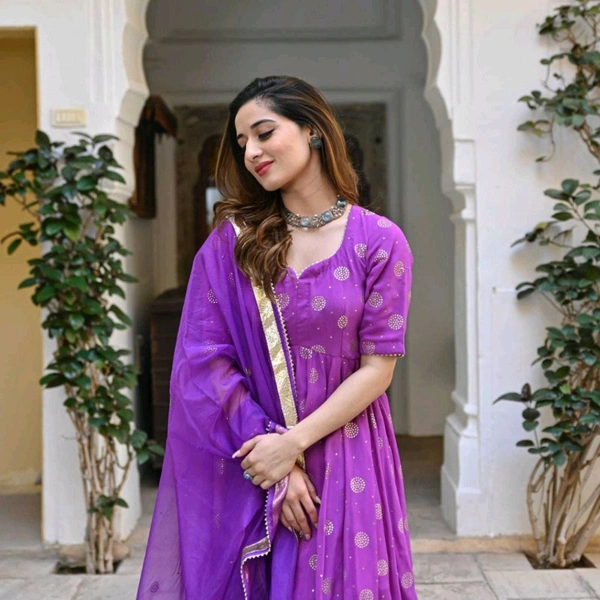 Women Viscose Rayon Kurta. Sharara Dupatta Set - Seance, 3XL