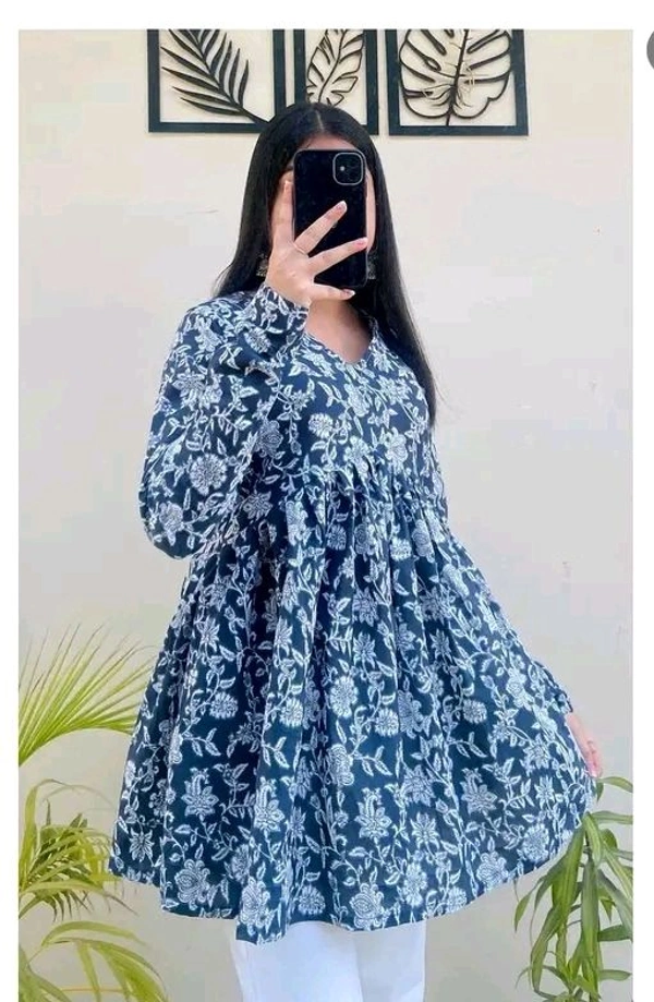 Women printed top - Elephant, 3XL
