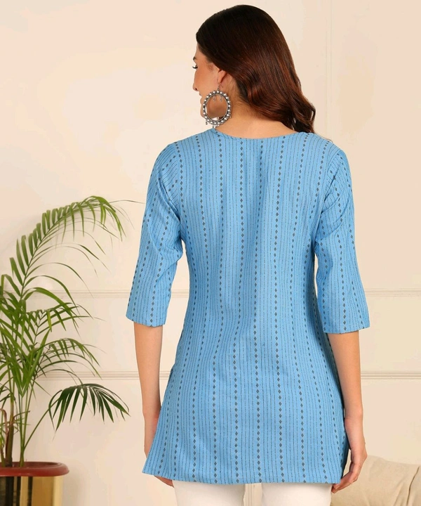 Women Striped Pure Cotton. Straight Kurta (Purple) - Ship Cove, L