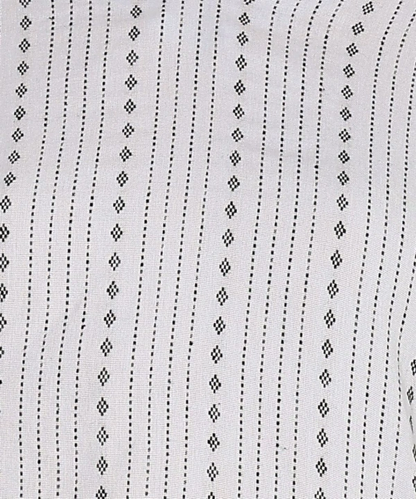 Women Striped Pure Cotton. Straight Kurta (Purple) - Alto, L