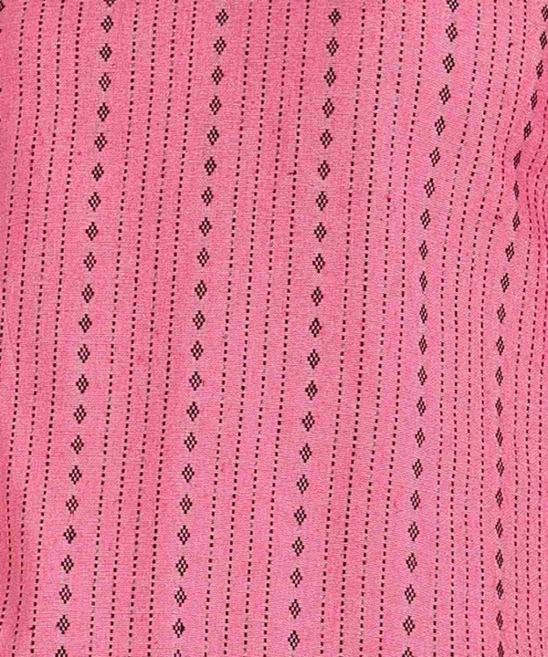 Women Striped Pure Cotton. Straight Kurta (Purple) - Deep Blush, XL