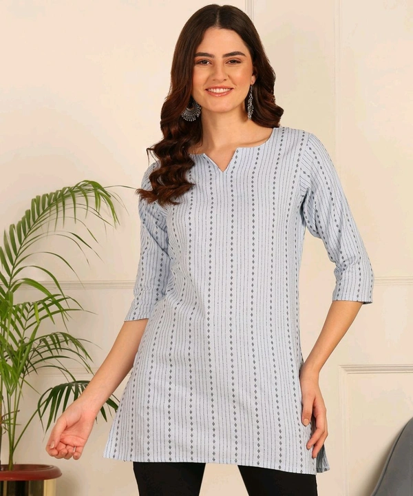 Women Striped Pure Cotton. Straight Kurta (Purple) - Alto, XXXL
