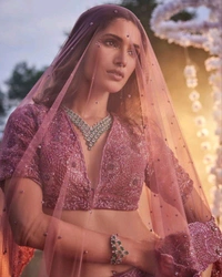 Designer Bridesmaid Lehenga For Women Engagement Outfit Gift For Her - Falcon, Free Size