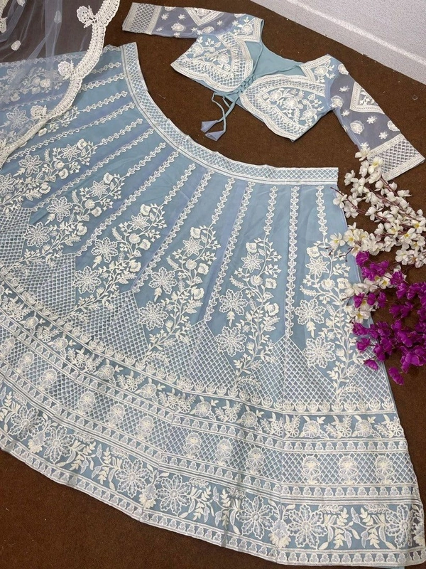 Designer lehenga choli Bridal Lehenga, Designer Lehenga, South Indian Dresses, Lengha Choli, Chaniya Choli, Lancha, Semistitched Lehenga - Gumbo, Free Size