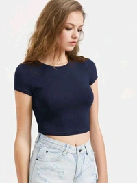 Casual Regular Sleeves Self Design Women Black Top - Ebony Clay, XL