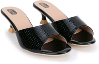 Women Heels Sandal (Black, 3) - Black, 3