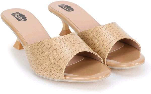 Women Heels Sandal (Black, 3) - Cashmere, 4
